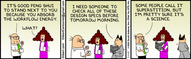 Morning Story and Dilbert