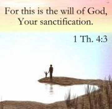 Image result for Picture of sanctification Bible