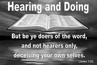Image result for picture be a doer of the word bible