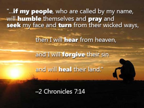 Image result for picture 2 Chronicles 7:14 Bible