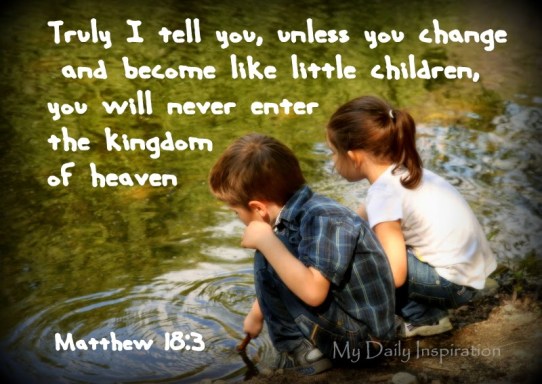 Image result for picture Matthew 18:3-4 Bible