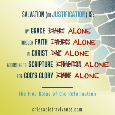 How Important Is the Word 'ALONE' in Terms of Salvation? — Chiesa Pietra Vivente